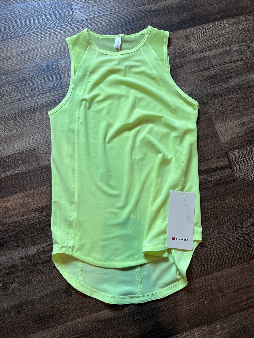 lululemon athletica Neon Yellow Workout Tank